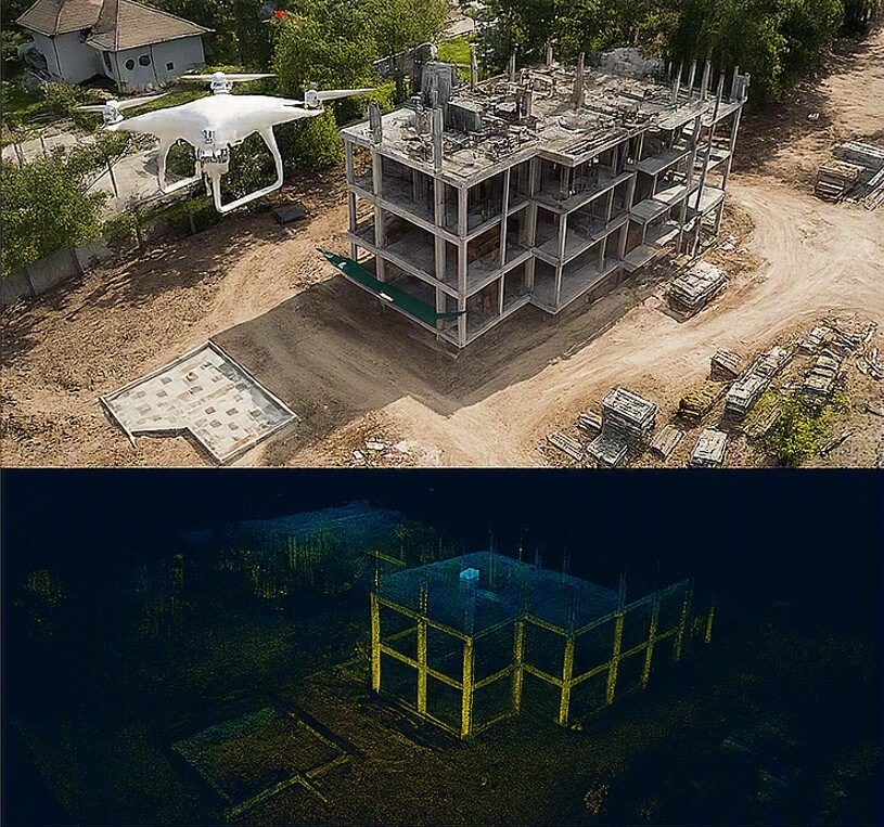 seguimiento de obra con dron
